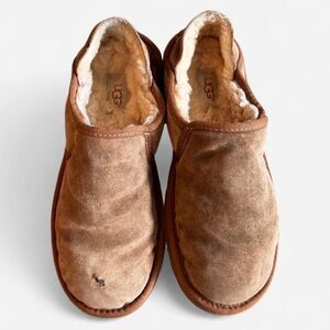UGG tan & brown suede slippers Size 8
